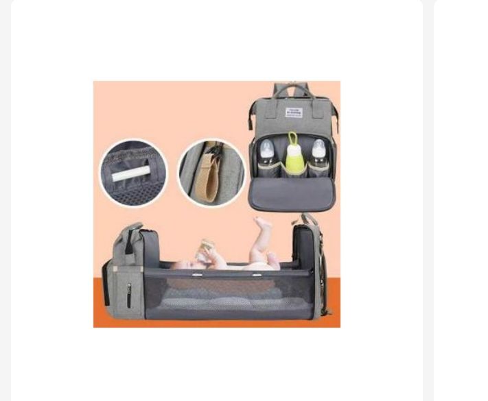Water Proof Multipurpose Foldable Baby Bed And Diaper bag