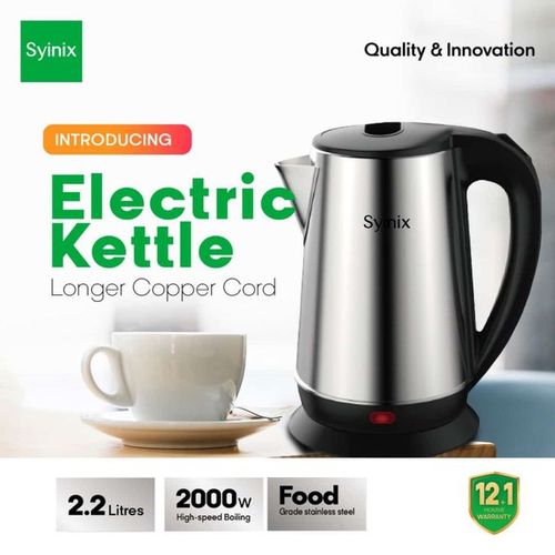 Syinix Electric Kettle 2.2L (SKE22U1) Brand:Syinix|Similar products from Syinix