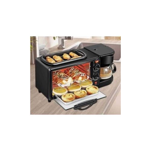 Microwave, Griller, Coffee Maker, 3 In 1 Breakfast Maker